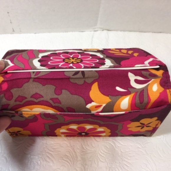 Vera Bradley Floral Checkbook Cover 7"x 3.5" - Picture 5 of 10